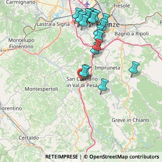 Mappa Giardini Santa Chiara D' Assisi, 50026 San Casciano in Val di Pesa FI, Italia (9.365)
