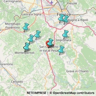 Mappa Giardini Santa Chiara D' Assisi, 50026 San Casciano in Val di Pesa FI, Italia (6.58364)