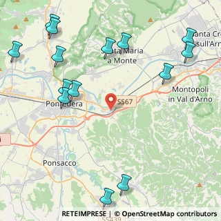 Mappa Via Caprera, 56025 Pontedera PI, Italia (5.96643)