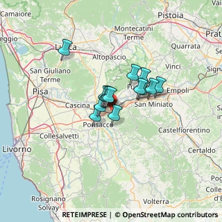 Mappa Via Caprera, 56025 Pontedera PI, Italia (7.89867)