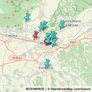 Mappa Via Alexander Fleming, 56038 Pontedera PI, Italia (2.35417)
