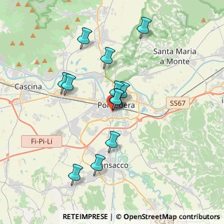 Mappa Via Alexander Fleming, 56038 Pontedera PI, Italia (3.35)