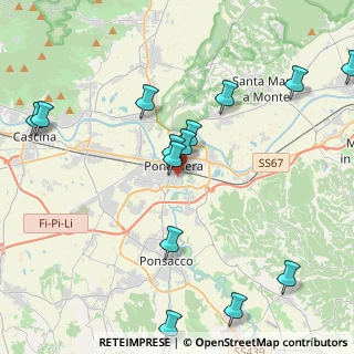 Mappa Via Caduti del Lavoro, 56025 Pontedera PI, Italia (4.995)