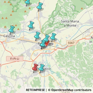 Mappa Via Caduti del Lavoro, 56025 Pontedera PI, Italia (4.02091)