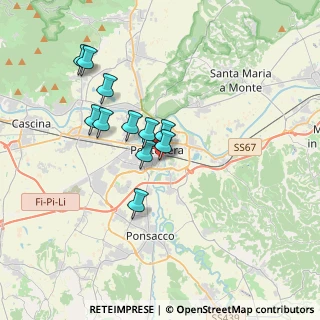 Mappa Via Caduti del Lavoro, 56025 Pontedera PI, Italia (3.05455)