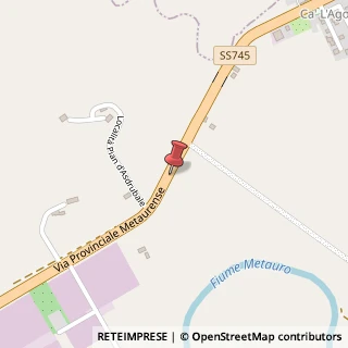 Mappa Strada Provinciale Metaurense, 96, 61033 Fermignano, Pesaro e Urbino (Marche)