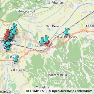 Mappa Via dei Mille, 56025 Pontedera PI, Italia (3.3115)