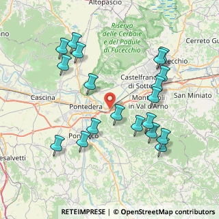 Mappa Via dei Mille, 56025 Pontedera PI, Italia (8.45158)