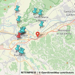 Mappa Via dei Mille, 56025 Pontedera PI, Italia (4.91769)