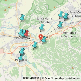 Mappa Via dei Mille, 56025 Pontedera PI, Italia (4.614)