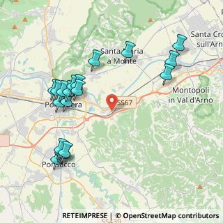 Mappa Via dei Mille, 56025 Pontedera PI, Italia (4.69579)