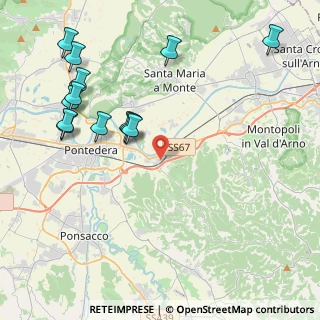 Mappa Via dei Mille, 56025 Pontedera PI, Italia (5.08846)