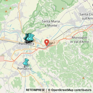 Mappa Via dei Mille, 56025 Pontedera PI, Italia (3.89)