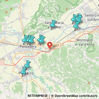 Mappa Via dei Mille, 56025 Pontedera PI, Italia (4.76833)
