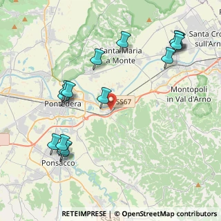Mappa Via dei Mille, 56025 Pontedera PI, Italia (5.07267)