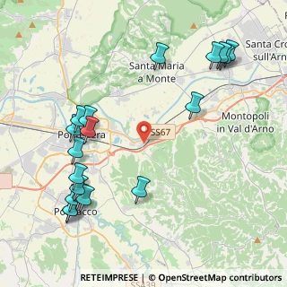 Mappa Via dei Mille, 56025 Pontedera PI, Italia (5.29526)