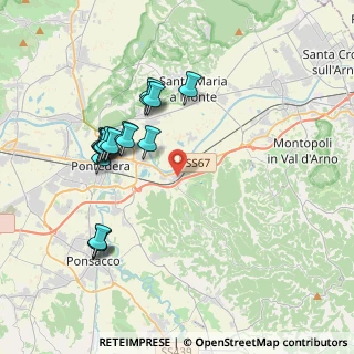 Mappa Via dei Mille, 56025 Pontedera PI, Italia (3.92471)