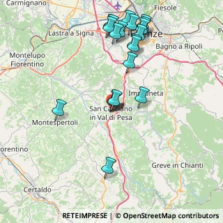 Mappa Via IV Novembre, 50026 San Casciano in Val di Pesa FI, Italia (8.9715)