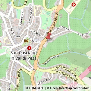 Mappa Piazzale Aldo Moro, 29, 50026 San Casciano in Val di Pesa, Firenze (Toscana)