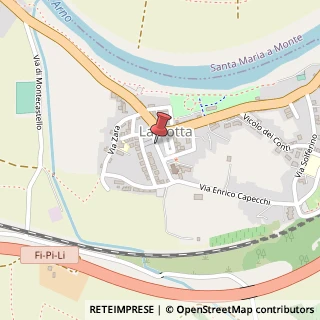 Mappa Via Enrico Capecchi, 30, 56025 Pontedera, Pisa (Toscana)