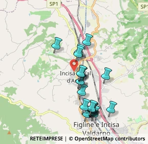 Mappa Via XX Settembre, 50064 Figline e Incisa Valdarno FI, Italia (1.7365)