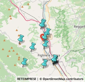 Mappa Via XX Settembre, 50064 Figline e Incisa Valdarno FI, Italia (3.61429)