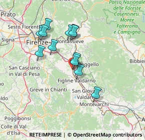 Mappa Via XX Settembre, 50064 Figline e Incisa Valdarno FI, Italia (12.34583)