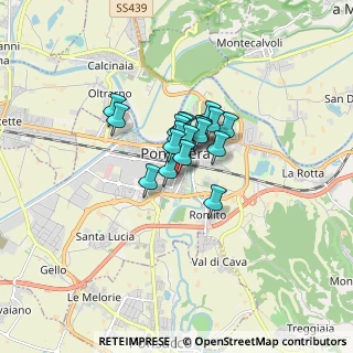 Mappa Via Armando Diaz, 56025 Pontedera PI, Italia (0.90947)