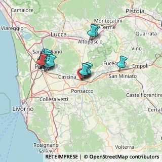 Mappa Via Pietro Gori, 56025 Pontedera PI, Italia (14.281)