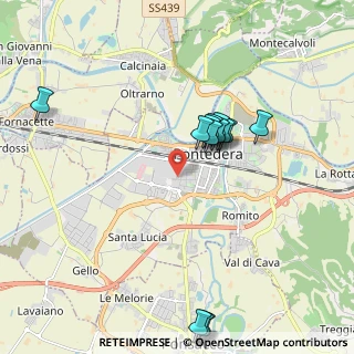 Mappa Via Pietro Gori, 56025 Pontedera PI, Italia (2.06538)