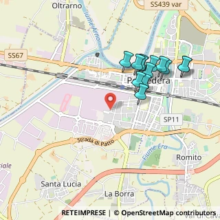 Mappa Via Pietro Gori, 56025 Pontedera PI, Italia (0.96615)