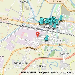 Mappa Via Pietro Gori, 56025 Pontedera PI, Italia (0.97643)