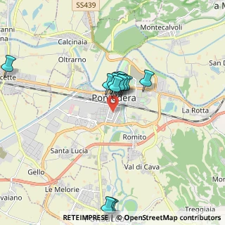 Mappa Via Giovanni Pascoli, 56025 Pontedera PI, Italia (1.84308)