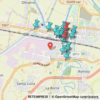 Mappa Piazza Luperini, 56025 Pontedera PI, Italia (0.8045)