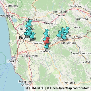 Mappa Piazza Luperini, 56025 Pontedera PI, Italia (12.21167)