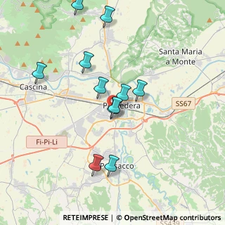 Mappa Piazza Luperini, 56025 Pontedera PI, Italia (3.72)