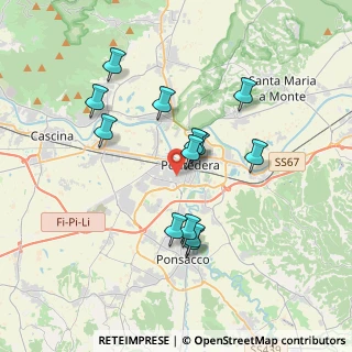 Mappa Piazza Luperini, 56025 Pontedera PI, Italia (3.40077)