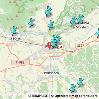 Mappa Piazza Luperini, 56025 Pontedera PI, Italia (5.29077)