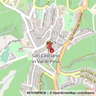 Mappa Piazza Camillo Benso Cavour, 20, 50026 San Casciano in Val di Pesa, Firenze (Toscana)