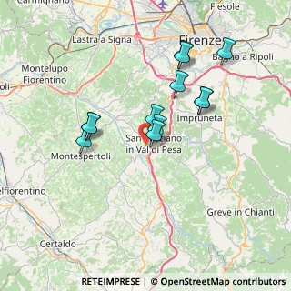 Mappa Via Colle d' Agnola, 50026 San Casciano in Val di Pesa FI, Italia (6.7025)