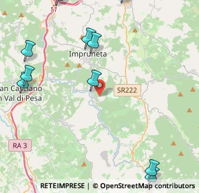 Mappa Località Poneta, 50022 Greve in Chianti FI, Italia (6.39583)