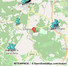 Mappa Località Poneta, 50022 Greve in Chianti FI, Italia (3.314)