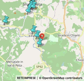 Mappa Località Poneta, 50022 Greve in Chianti FI, Italia (2.755)