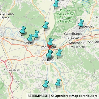 Mappa Viale Europa, 56025 Pontedera PI, Italia (8.28929)