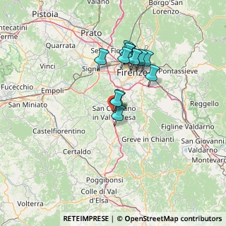 Mappa Via delle Casacce, 50026 San Casciano in Val di Pesa FI, Italia (11.72615)