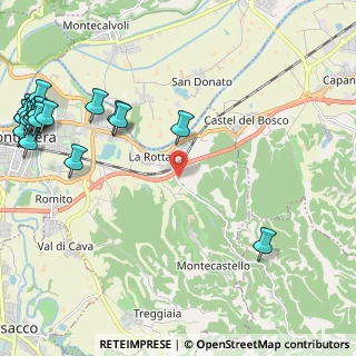 Mappa Via di S. Gervasio, 56025 Pontedera PI, Italia (3.3585)