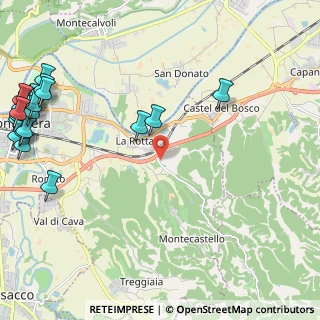 Mappa Via di S. Gervasio, 56025 Pontedera PI, Italia (3.4775)