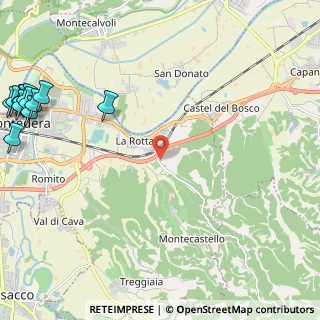 Mappa Via di S. Gervasio, 56025 Pontedera PI, Italia (3.85417)