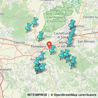 Mappa Via di S. Gervasio, 56025 Pontedera PI, Italia (8.194)