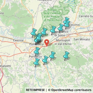 Mappa Via di S. Gervasio, 56025 Pontedera PI, Italia (6.284)